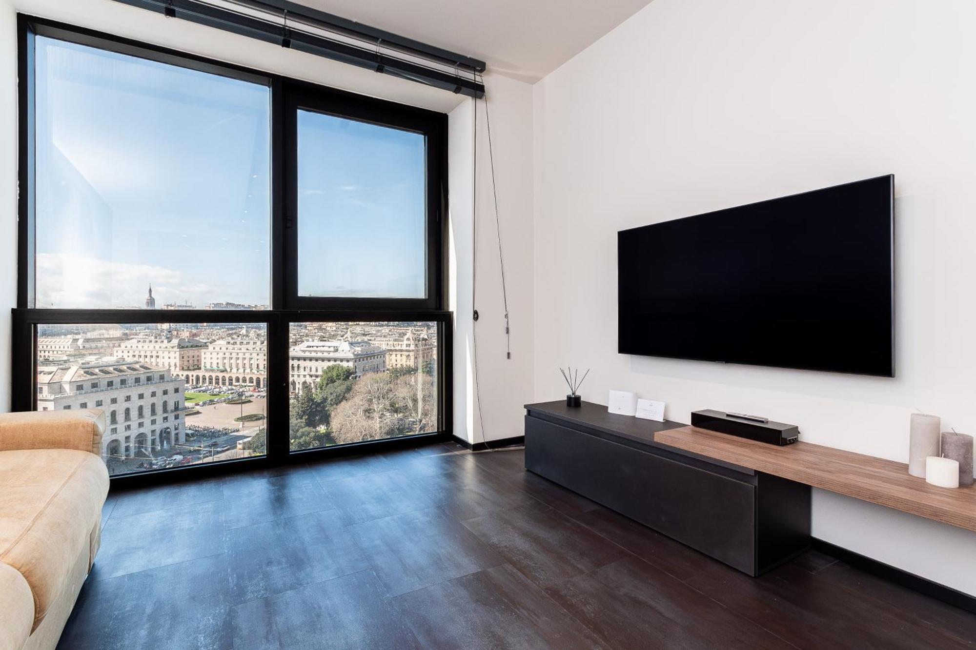 Free Parking In Luxury Suite With City View - Steps To Brignole Train Station Genoa Exterior photo